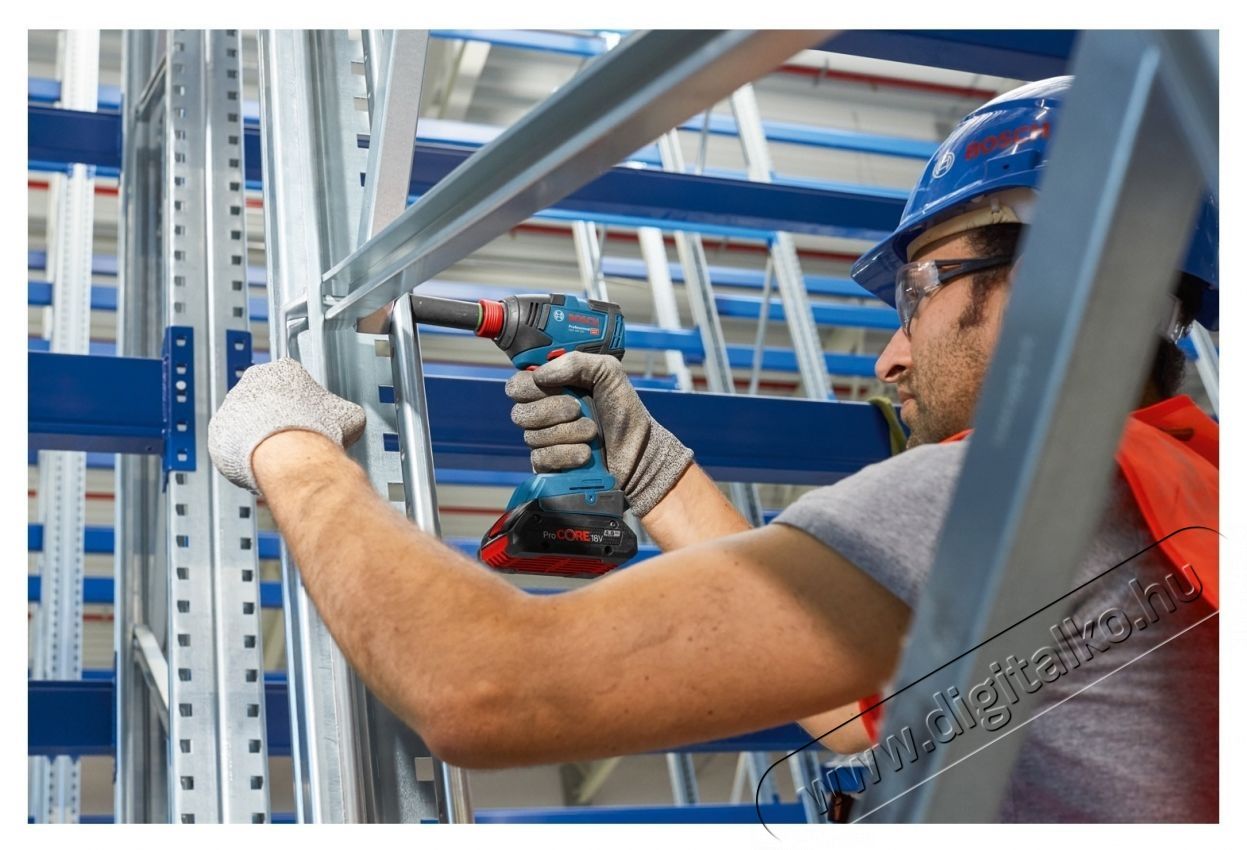 Bosch Professional GDR 18V-200 Akkus &Uuml;tvef&uacute;r&oacute;-csavaroz&oacute;g&eacute;p, 18 V, 200 Nm, 3400 RPM, 4000 &uuml;t&eacute;s/perc, 1/2 bet&eacute;t szersz&aacute;mhoz &eacute;s t&ouml;ltőh&ouml;z, bet&eacute;t tartoz&eacute;kokhoz, L-Box doboz H&aacute;ztart&aacute;s / Otthon / K&uuml;lt&eacute;r - Szersz&aacute;m - Egy&eacute;b szersz&aacute;m - 536238