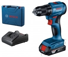 Bosch Professional GSR 185-LI Akkus f&uacute;r&oacute;csavaroz&oacute;, 18V, 1900 rpm, 21/50 Nm, 2 Ah akkumul&aacute;tor, T&ouml;ltő, K&eacute;k/Fekete H&aacute;ztart&aacute;s / Otthon / K&uuml;lt&eacute;r - Szersz&aacute;m - F&uacute;r&oacute; / f&uacute;r&oacute;kalap&aacute;cs - 536232