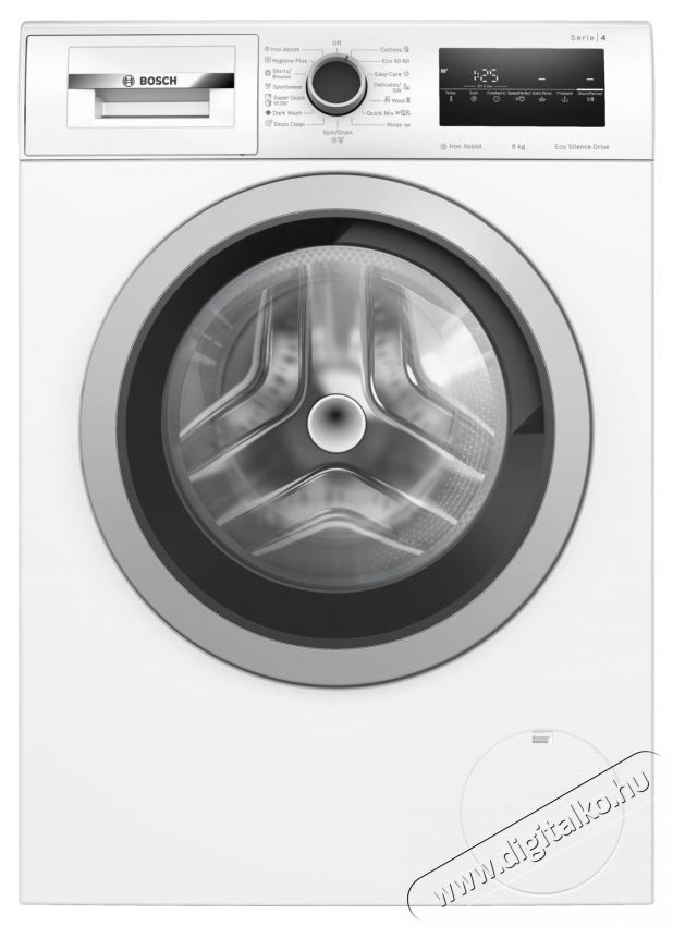 Bosch WAN24266BY Mos&oacute;g&eacute;p, 8 kg, 1200 RPM, Iron Assist, A energiaoszt&aacute;ly, EcoSilence Drive, Feh&eacute;r H&aacute;ztart&aacute;s / Otthon / K&uuml;lt&eacute;r - Mos&oacute;g&eacute;p / sz&aacute;r&iacute;t&oacute;g&eacute;p - El&ouml;lt&ouml;ltős norm&aacute;l (60cm-ig) mos&oacute;g&eacute;p - 536242