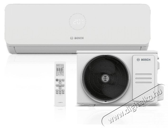 Bosch Climate 3200i kl&iacute;ma, 24000 BTU, A++/A+, Wind avoid me funkci&oacute;, Follow-me funkci&oacute;, Wi-Fi Ready, feh&eacute;r H&aacute;ztart&aacute;s / Otthon / K&uuml;lt&eacute;r - Ventil&aacute;tor / L&eacute;gkondicion&aacute;l&oacute; - Split kl&iacute;ma - 536200