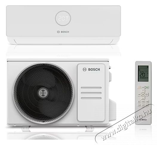 Bosch Climate 5000i Kl&iacute;ma, ECO m&oacute;d, 3D-Flow, 9000 BTU, A+++/A+ energiaoszt&aacute;ly, Feh&eacute;r H&aacute;ztart&aacute;s / Otthon / K&uuml;lt&eacute;r - Ventil&aacute;tor / L&eacute;gkondicion&aacute;l&oacute; - Split kl&iacute;ma - 536207