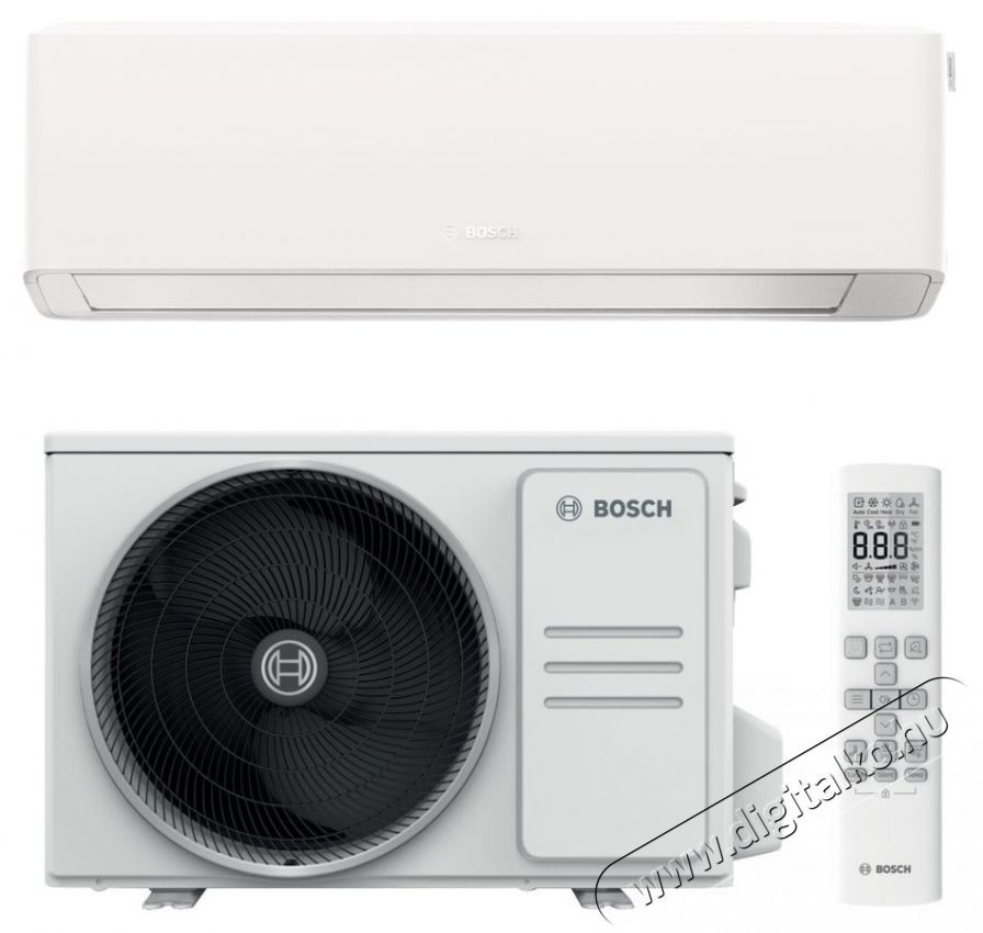 Bosch Climate 7000i kl&iacute;ma, 15000 BTU Wi-Fi, Save Plus funkci&oacute;, Power Control funkci&oacute;, Wind Avoid Me, 3D l&eacute;g&aacute;raml&aacute;s, i-Clean, Follow Me, A+++/A+++ energiaoszt&aacute;ly, Feh&eacute;r H&aacute;ztart&aacute;s / Otthon / K&uuml;lt&eacute;r - Ventil&aacute;tor / L&eacute;gkondicion&aacute;l&oacute; - Split kl&iacute;ma - 536202