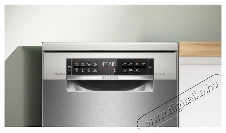 Bosch SPS6EMI21E mosogat&oacute;g&eacute;p, 45 cm, Rozsdamentes ac&eacute;l Konyhai term&eacute;kek - Mosogat&oacute;g&eacute;p - Keskeny (45cm-ig) szabadon&aacute;ll&oacute; mosogat&oacute;g&eacute;p - 534940