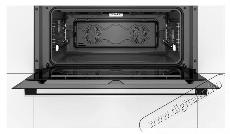 Bosch VBC5580S0 Be&eacute;p&iacute;thető elektromos s&uuml;tő, 85 l, Kijelző, Grill, Katalitikus &ouml;ntiszt&iacute;t&aacute;s, C energiaoszt&aacute;ly, Inox Konyhai term&eacute;kek - S&uuml;tő-főzőlap, tűzhely (be&eacute;p&iacute;thető) - S&uuml;tő (be&eacute;p&iacute;thető) - 537728
