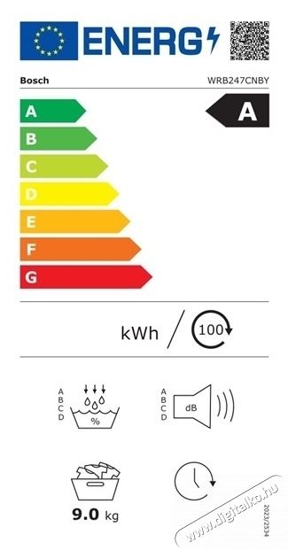 Bosch WRB247CNBY feh&eacute;r-fekete, 9kg, hőszivatty&uacute;s kondenz&aacute;ci&oacute;s sz&aacute;r&iacute;t&oacute;g&eacute;p H&aacute;ztart&aacute;s / Otthon / K&uuml;lt&eacute;r - Mos&oacute;g&eacute;p / sz&aacute;r&iacute;t&oacute;g&eacute;p - Sz&aacute;r&iacute;t&oacute;g&eacute;p - 538414