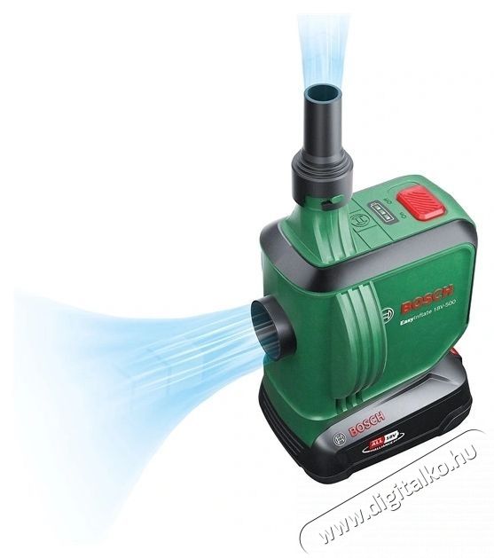 Bosch EasyInflate 18V-500 akkumul&aacute;toros kompresszor H&aacute;ztart&aacute;s / Otthon / K&uuml;lt&eacute;r - Szersz&aacute;m - Kompresszor - 539056