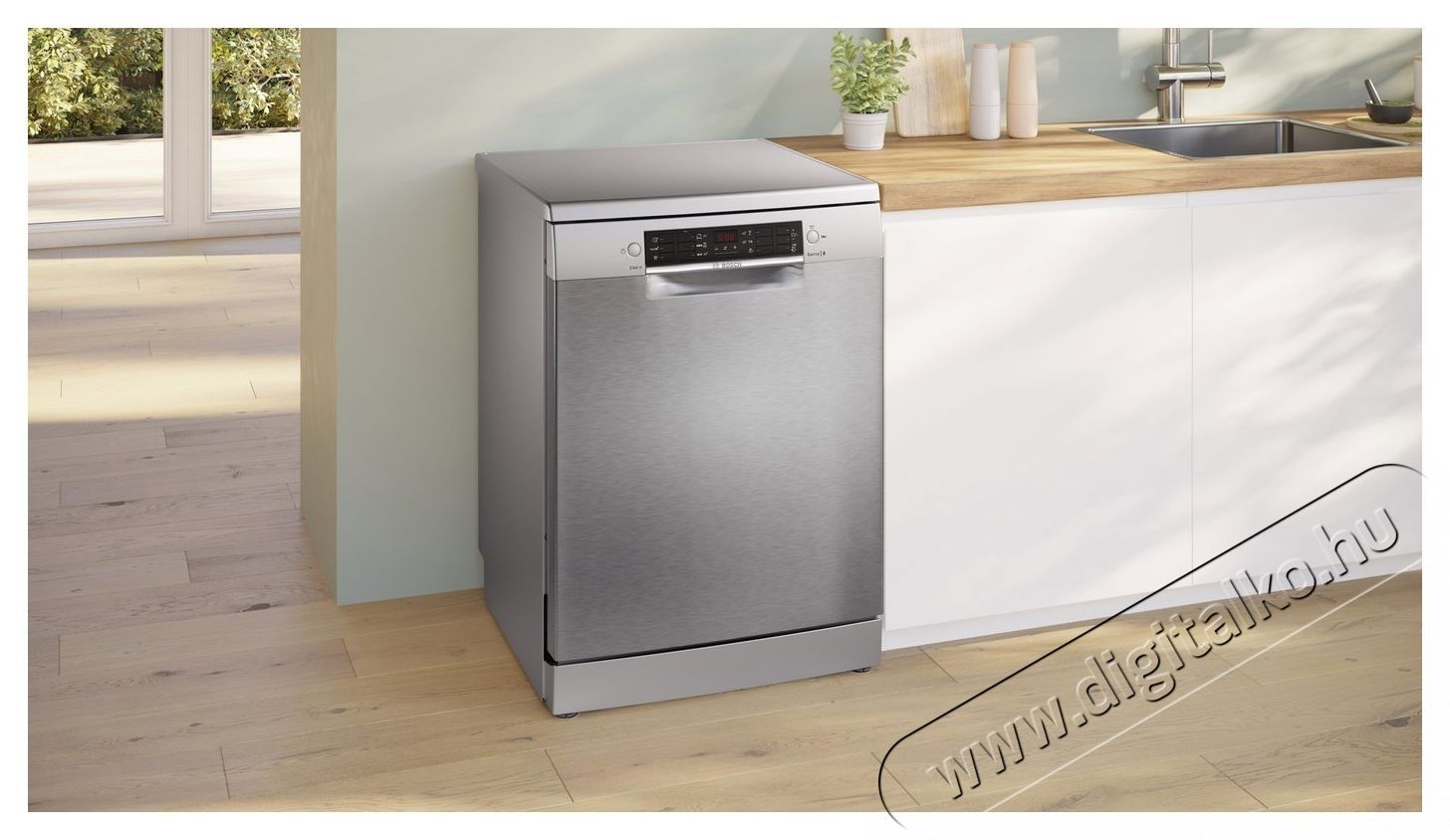 Bosch SMS26AI01F Serie 2 szabadon&aacute;ll&oacute; mosogat&oacute;g&eacute;p Konyhai term&eacute;kek - Mosogat&oacute;g&eacute;p - Norm&aacute;l (60cm) szabadon&aacute;ll&oacute; mosogat&oacute;g&eacute;p - 540055