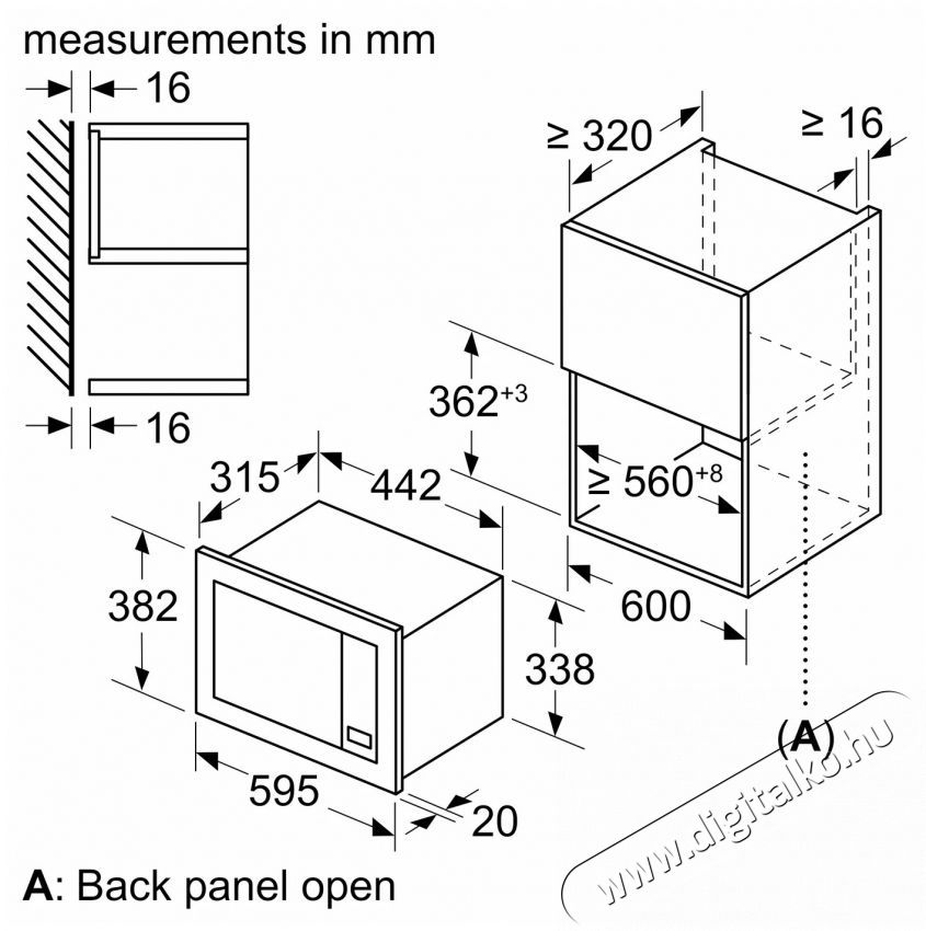 Bosch BFL623MB4 Be&eacute;p&iacute;thető mikrohull&aacute;m&uacute; s&uuml;tő Konyhai term&eacute;kek - Mikrohull&aacute;m&uacute; s&uuml;tő - Mikrohull&aacute;m&uacute; s&uuml;tő (be&eacute;p&iacute;thető) - 540570