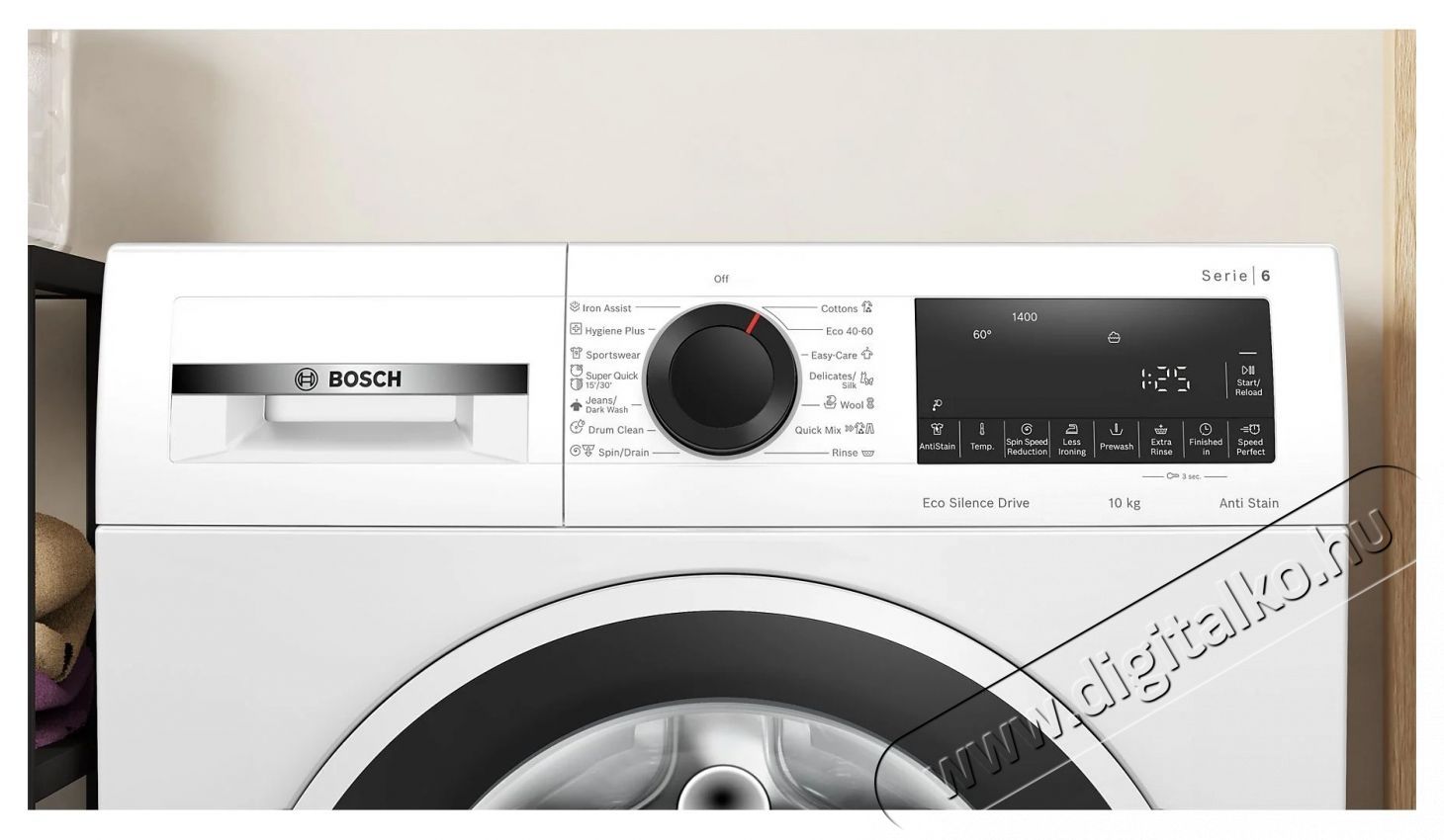 Bosch WGG2540NBY El&ouml;lt&ouml;ltős mos&oacute;g&eacute;p H&aacute;ztart&aacute;s / Otthon / K&uuml;lt&eacute;r - Mos&oacute;g&eacute;p / sz&aacute;r&iacute;t&oacute;g&eacute;p - El&ouml;lt&ouml;ltős norm&aacute;l (60cm-ig) mos&oacute;g&eacute;p - 540567