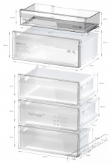 Bosch KGN49OCAF alulfagyaszt&oacute;s kombin&aacute;lt hűtőszekr&eacute;ny - Sz&eacute;ps&eacute;ghib&aacute;s Konyhai term&eacute;kek - Hűtő, fagyaszt&oacute; (szabadon&aacute;ll&oacute;) - Alulfagyaszt&oacute;s kombin&aacute;lt hűtő - 540817
