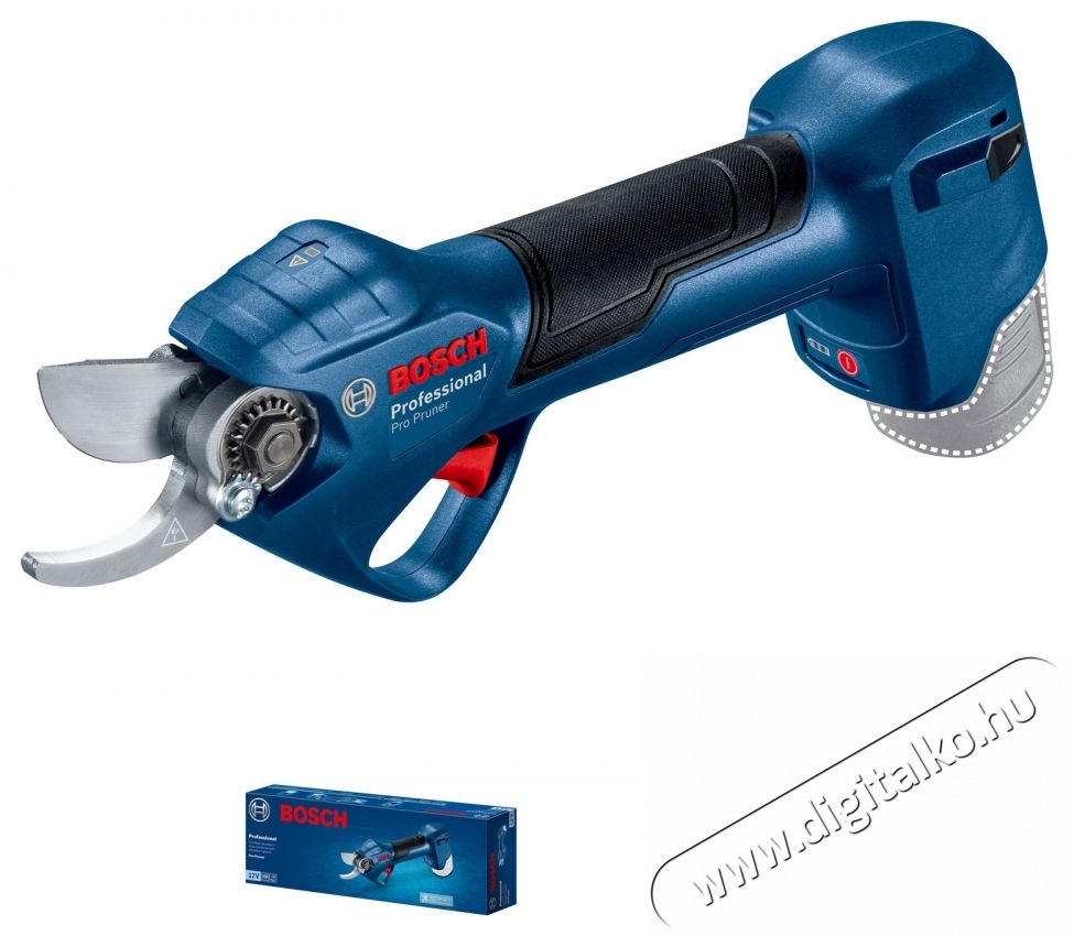 Bosch Professional 06019K1021 Pro Pruner akkus metszőoll&oacute; (2 &times; 3 Ah) &Aacute;gv&aacute;g&oacute; H&aacute;ztart&aacute;s / Otthon / K&uuml;lt&eacute;r - Szersz&aacute;m - Akkumul&aacute;toros k&eacute;s - 540832