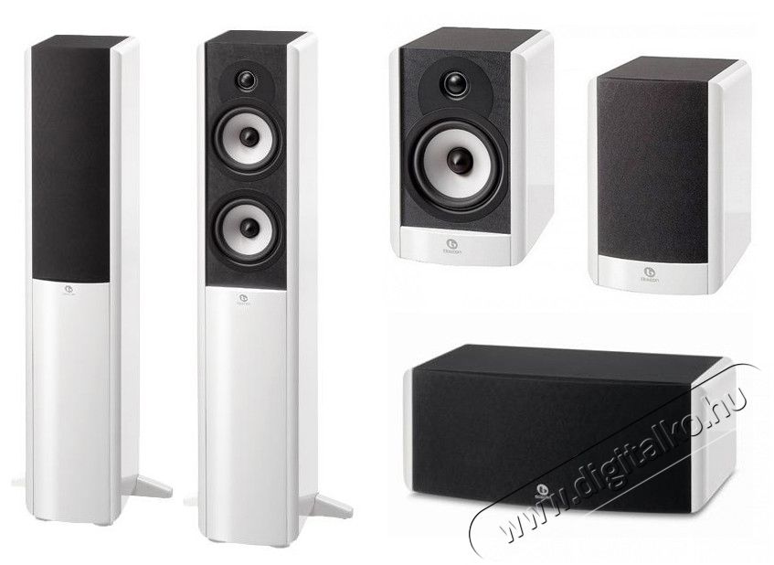 Boston Acoustics A250 (A250 + A23 + A225) Hangfalszett - fehér Audio-Video / Hifi / Multimédia - Hangfal - Hangfalszett - Hangfalszett - 281675