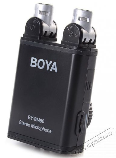 Boya Audio BY-SM80 sztereó kondenzátor mikrofon Fotó-Videó kiegészítők - Mikrofon - Fotó-videó mikrofon - 322781