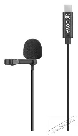 Boya BY-M3 Univerz&aacute;lis Lavalier Android mikrofon Fot&oacute;-Vide&oacute; kieg&eacute;sz&iacute;tők - Mikrofon - Cs&iacute;ptetős, fej &eacute;s kitűző mikrofon - 448852