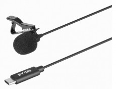 Boya BY-M3 Univerz&aacute;lis Lavalier Android mikrofon Fot&oacute;-Vide&oacute; kieg&eacute;sz&iacute;tők - Mikrofon - Cs&iacute;ptetős, fej &eacute;s kitűző mikrofon - 448852