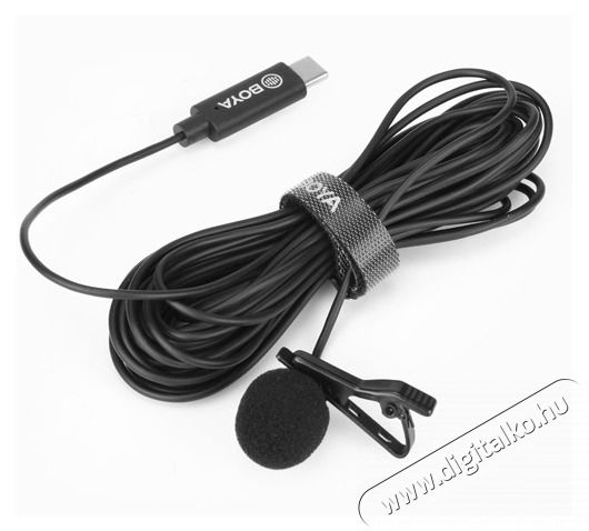 Boya BY-M3 Univerz&aacute;lis Lavalier Android mikrofon Fot&oacute;-Vide&oacute; kieg&eacute;sz&iacute;tők - Mikrofon - Cs&iacute;ptetős, fej &eacute;s kitűző mikrofon - 448852