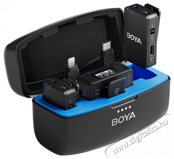 Boya BOYAMIC Fotó-Videó kiegészítők - Mikrofon - Csíptetős, fej és kitűző mikrofon - 524446