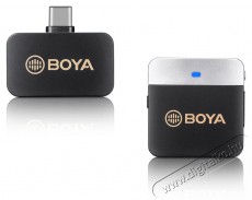 Boya BY-M1V3 USB-C Android kompatibilis Fotó-Videó kiegészítők - Mikrofon - Csíptetős, fej és kitűző mikrofon - 524449