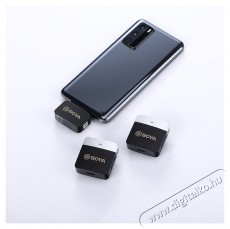 Boya BY-M1V4 USB-C Android okostelefon mikrofon, kétcsatornás Fotó-Videó kiegészítők - Mikrofon - Csíptetős, fej és kitűző mikrofon - 524444