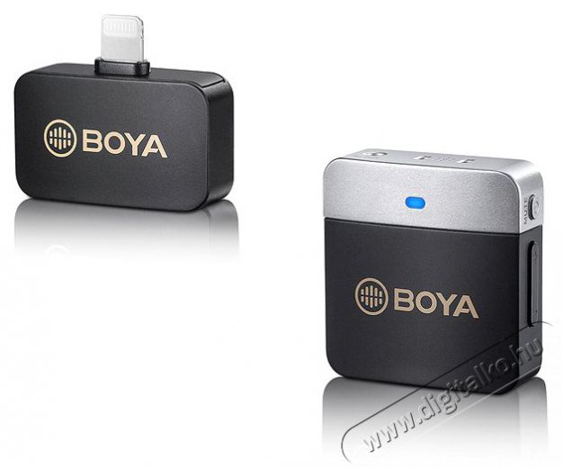 Boya BY-M1V5 iPhone/iPad mikrofon Fotó-Videó kiegészítők - Mikrofon - Csíptetős, fej és kitűző mikrofon - 524451