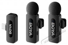 Boya BY-V20 V2.0 Android USB-C okostelefon és tablet mikrofon Fotó-Videó kiegészítők - Mikrofon - Csíptetős, fej és kitűző mikrofon - 524440