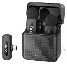 Boya BY-V3 V2.0 Fotó-Videó kiegészítők - Mikrofon - Csíptetős, fej és kitűző mikrofon - 524457