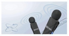 Boya BY-V4 Fotó-Videó kiegészítők - Mikrofon - Csíptetős, fej és kitűző mikrofon - 524456