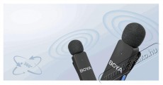 Boya BY-V4D Fotó-Videó kiegészítők - Mikrofon - Csíptetős, fej és kitűző mikrofon - 524459