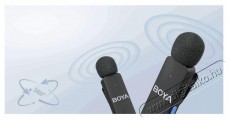 Boya BY-V4U Fotó-Videó kiegészítők - Mikrofon - Csíptetős, fej és kitűző mikrofon - 524454