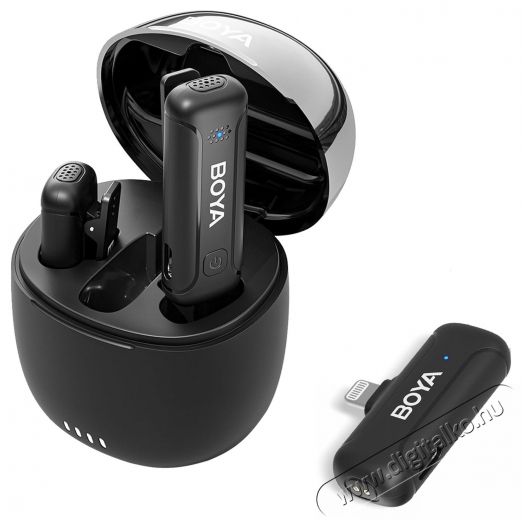 Boya BY-WM3T-D2 Fotó-Videó kiegészítők - Mikrofon - Csíptetős, fej és kitűző mikrofon - 524450