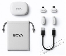 Boya Mini 13 Fotó-Videó kiegészítők - Mikrofon - Csíptetős, fej és kitűző mikrofon - 524453