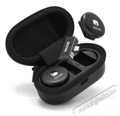 Boya Omic-D-B Fot&oacute;-Vide&oacute; kieg&eacute;sz&iacute;tők - Mikrofon - Cs&iacute;ptetős, fej &eacute;s kitűző mikrofon - 524448