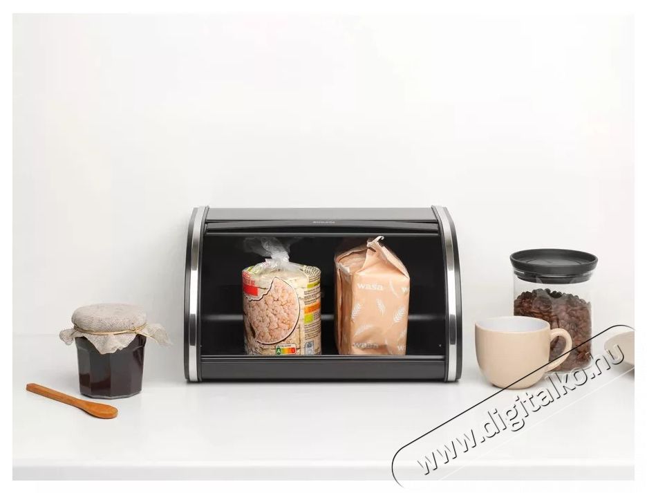 Brabantia Roll Top, matt fekete Konyhai eszk&ouml;z Konyhai term&eacute;kek - Egy&eacute;b / Konyhai kieg&eacute;sz&iacute;tő - 523176