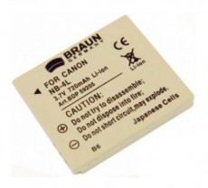Braun Fotó Canon NB-4L Helyettesítő Li-ion akkumulátor (720mAh) Akkuk és töltők - Li-ion akkumulátor és töltő (utángyártott) - Akku - 262899