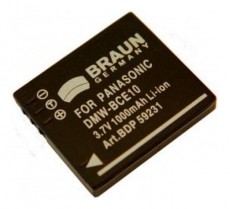 Braun Fotó Panasonic BCE10 Helyettesítő Li-ion akkumulátor (1000mAh) Akkuk és töltők - Li-ion akkumulátor és töltő (utángyártott) - Akku - 262904