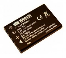 Braun Fotó Samsung SLB10A Helyettesítő Li-ion akkumulátor (1050mAh) Akkuk és töltők - Li-ion akkumulátor és töltő (utángyártott) - Akku - 262913
