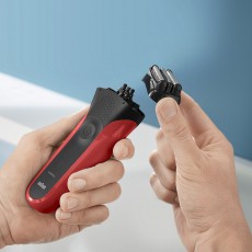 BRAUN 3 300S rezgőkéses borotva - piros Szépségápolás / Egészség - Szőrtelenítő / borotva - Férfi borotva - 327084