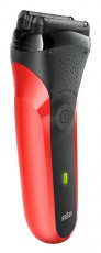 BRAUN 3 300S rezgőkéses borotva - piros Szépségápolás / Egészség - Szőrtelenítő / borotva - Férfi borotva - 327084
