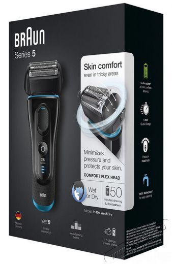 BRAUN Series 5 5140s WD elektromos borotva Szépségápolás / Egészség - Szőrtelenítő / borotva - Férfi borotva - 335912
