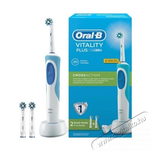 BRAUN D12523 + EB50 elektromos fogkefe Sz&eacute;ps&eacute;g&aacute;pol&aacute;s / Eg&eacute;szs&eacute;g - Sz&aacute;j / fog &aacute;pol&aacute;s - Elektromos fogkefe - 351006