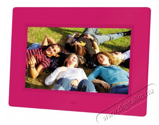 BRAUN DF-709 7" digitális képkeret - pink Háztartás / Otthon / Kültér - Lakásfelszerelés - Digitális képkeret - 315341