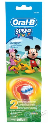 BRAUN Oral-B EB10-2K Mickey gyermekfogkefe pótfej Szépségápolás / Egészség - Száj / fog ápolás - Kiegészítő - 303004