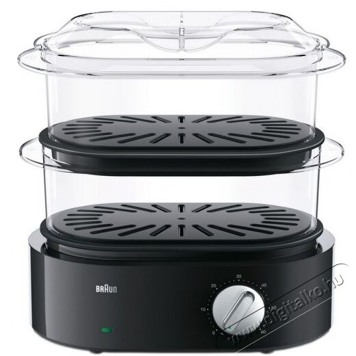 BRAUN FS5100 WH ételpároló Konyhai termékek - Konyhai kisgép (sütés / főzés / hűtés / ételkészítés) - Pároló - 353748
