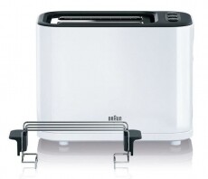BRAUN HT3010WH kenyérpirító - fehér Konyhai termékek - Konyhai kisgép (sütés / főzés / hűtés / ételkészítés) - Kenyérpirító - 353750