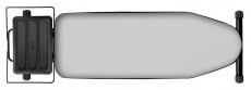 BRAUN IB3001 BK Vasalódeszka Háztartás / Otthon / Kültér - Vasaló - Vasalódeszka - 353753
