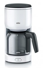 BRAUN KF3100WH Filteres kávéfőző - fehér Konyhai termékek - Kávéfőző / kávéörlő / kiegészítő - Filteres kávéfőző - 353754