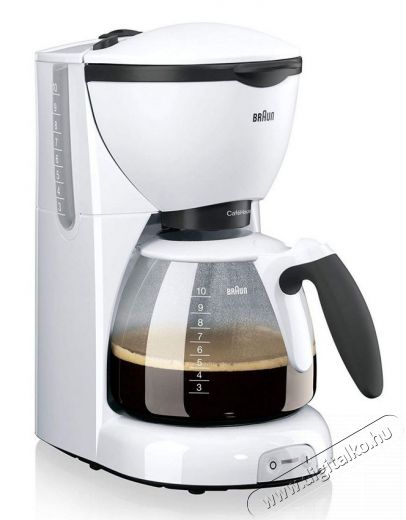 BRAUN KF520/1 WH Filteres kávéfőző - fehér Konyhai termékek - Kávéfőző / kávéörlő / kiegészítő - Filteres kávéfőző - 353757