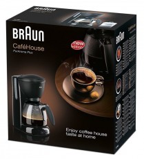 BRAUN KF560 1 BK Filteres kávéfőző Konyhai termékek - Kávéfőző / kávéörlő / kiegészítő - Filteres kávéfőző - 353758