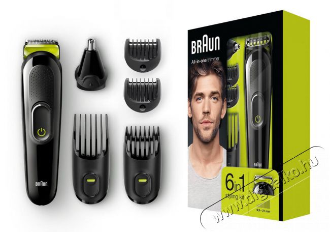 BRAUN MGK3021 multifunkciós testszőrzet ápoló Szépségápolás / Egészség - Szőrtelenítő / borotva - Arc- és testszőrzet vágó, formázó - 348805