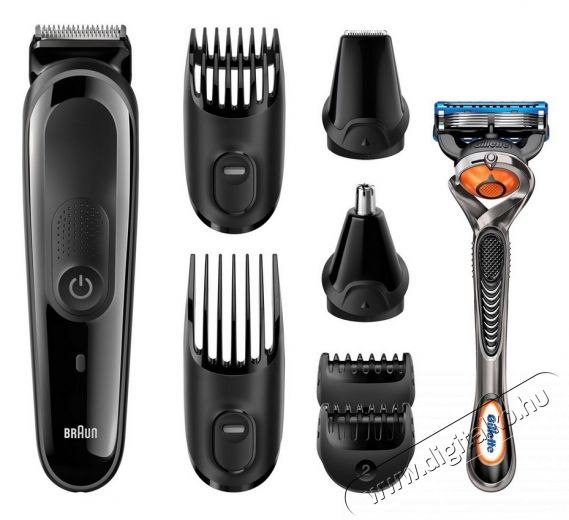 BRAUN MGK3060 8az1-ben precíziós arcszőrzet- és hajvágó Szépségápolás / Egészség - Hajápolás - Haj / szakáll vágó, nyíró - 327103